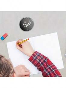 SOKANY Multi-Function Round Timer, Positive Countdown Timer. Battery-Powered (3 No. 7 Batteries), LED Large Screen Design, Timing Function, Adjustable 3-Speed Mute Mode, Front And Back Rotation, With Magnetic Attraction, Easy To Place In Multiple Places, One Machine For Multiple Purposes, Small And Convenient. Suitable For Different Scenarios – Cooking, Baking, Classroom, Learning And Sports.
