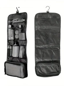 1 Stück tragbare Kosmetiktasche Reise Aufbewahrung Badezimmer Toilettenartikel wasserdichte Waschbeutel Reiseessentials für Urlaub Tasche für Schule Make-up Tasche Kreuzfahrt Essentials Kulturbeutel für Frauen Waschbeutel für Reisen für Badezimmer Großer Stauraum für Männer für Frauen - Verschiedenfarbig - Übersicht 6