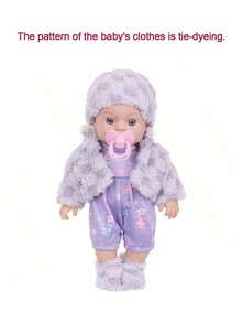 12 Inches Realistic Pink Cute Doll Plush Doll For Children, Diy Silicone Reborn Doll, Companion Doll, Home Decoration, Doll, Dolls, Baby Doll,Baby Doll,Doll,Reborn Doll,Baby Doll,Doll,Dolls