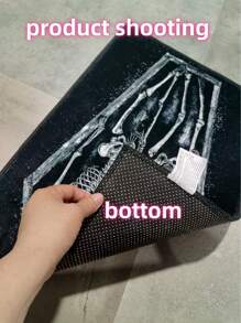 1 件深色哥特式骷髅棺材地毯、万圣节哥特式地毯、万圣节地毯、毛绒地毯、客厅地毯、区域地毯、房间装饰、大型客厅地毯、家居装饰、可洗地毯 - 彩色 - 查看 9