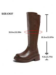 2025春秋新款高筒马靴女过膝内增高修身高筒靴