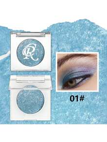 1 pieza Sombra de ojos brillante y maravillosa - Polvo de sombra de ojos con acabado de brillo y degradado multicolor, sin grasa y sin desvanecimiento, sombra de ojos con brillo y purpurina para graduación, cumpleaños, vacaciones, verano, otoño, otoño, Y2K, moda elegante, maquillaje de marca para mujeres, cosmética, belleza, fiesta, playa, viaje, campamento, al aire libre, escuela, campus, festivales, decoración, regalo, presente, chica rosa, cosplay, mejor color, encanto, vibra