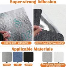 Couch Protector From Cat Claws - 78.7" X 15.8" Trimmable Self-Adhesive Cats Claws Scratch Pads, Cat DIY Climbing Cats Scratch Mat Tree Replacement Indoor (Dark Gray) - Màu Xám nhạt - Xem 9