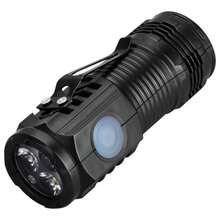 1pc Super Bright Rechargeable Mini Flashlight, Portable Long-Range Long-Battery Life Outdoor Flashlight - Black - View 7