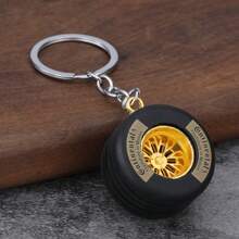 AD Car Gift Tire Keychain Creative Car Keychain Fashion New Tire Car Accessories - one-size - View 5