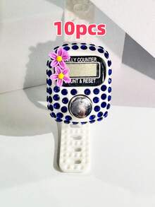 New 3-Edge Rhinestone Counter Ring Tally Counter Ring - Multicolor - View 25