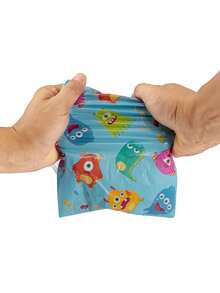 1-10件装青少年车载呕吐袋，一次性防晕车呕吐袋，可爱独角兽图案，防漏自封，适合儿童和孕妇，可用于跑车、巴士、出租车、飞机等交通工具，也适用于幼儿园、医院、学校等场所，一次性使用。 - 彩色 - 查看 6