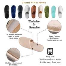 6-10 Pairs Spa Slippers, Non Slip Disposable Slippers For Guest, Washable Reusable, Which Can Be Used As Women Men, House, Indoor, Bathroom, Bedroom, Hotel, Bride Slippers Flip Flops Disposable Slippers Unisex Spa Slippers, Bulk Hotel Slippers, For Guest Use, Non-Slip Sole, Closed Toe, Soft, No Power Supply, Suitable For Bathroom, Weddings, Shoeless Homes