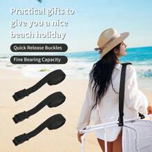 方便且坚固的沙滩椅背带 - 非常适合露营和户外活动