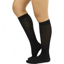 1/2/3 Paia di calze a mezza gamba in velluto di colore unito, sottili e aderenti, calze compressive snellenti, calze decorative, calze lunghe da sport all'aperto, stile JK Lolita, adatte per primavera, estate, autunno e uso quotidiano