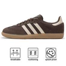 Adidas Originals SAMBA OG Casual Lightweight Sneakers, Unisex Daily Wear & Running Shoes For Travel, JI3184 - Rock Deep Earth Brown/Wonderful White/Magic Light Brown - View 1