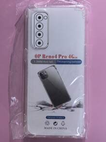 Transparent Four-Corner Anti-Fall Protective Case, Applicable For OPPO/OnePlus Series Smartphones, Transparent Four-Corner Anti-Fall Phone Case, Phone Case, Phone Protective Cover, Phone Shell, Phone Cover, Anti-Drop Phone Case, Transparent Phone Case, Minimalist Phone Case, Solid Color Phone Case, Transparent Phone Case, TPU Anti-Fall Phone Case (Military-Grade Anti-Drop)