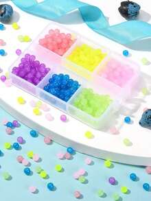 Ca. 60 Stücke 8mm klassische einfarbige Glasperlen für DIY Schmuckherstellung, geeignet für Armbänder, Halsketten, Alltagsmode