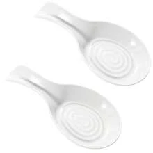 Set de 2 reposacharradores de PP, base para cuchara de sopa, almohadilla aislante, accesorios de utensilios de cocina