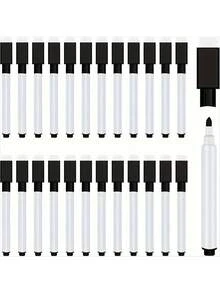 8/10 Trocken-Löscher Marker mit Radierspitzen, leicht abwischbar, geschmeidiges Schreiben, kreative wasserlösliche löschbare Marker, geeignet für Klassenzimmer und Bürobedarf, kugelförmig, kompakt, leicht zu radieren, Graffiti, Magnettafel Marker, Heim- und Schulbedarf, Schreibtisch- und Schubladenaufbewahrung, in verschiedenen Farben und Stilen erhältlich, geeignet für Schulbedarf und die Schulanfang