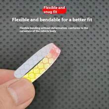 AD 炫彩反光贴 电动自行车摩托车轮毂警示贴 装饰车贴