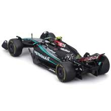 Burago ​Mercedes-AMG F1 W15  #44 1/43 Scale Diecast Model Car - 2024 Season Official Window Box Collection - Alloy Display Gift Set Birthday Present​