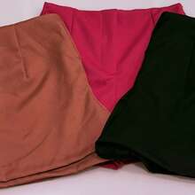 New Fashion 2025 Tailored Social Shorts Kit - 粉紅色 焦糖 黑色 - 查看 1