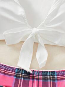 weiweihu Sexy Academy-Style Lingerie Set Classic Plaid Skirt Cosplay Student Uniform Bodysuits For Women 3pack Tartan Lace Trim School Girl Costume Set Lingerie Dress Halloween Pajamas Swimsuits For Woman Women's Sexy Underwear Rose Red Suit Net Clothes With Socks 4-Piece Set School Halloween Costumes Back To School Costume Lingerie Set>Costume Cosplay Lingerie Lencería Sexy Para Mujeres Y2k Corset Tops Pijamas Sexy Para Mujer Sexy Halloween Costumes Women Halloween Costumes>Rave Sexy Halloween Costumes Women - 玫紅色 - 查看 3