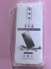 Transparent Four-Corner Anti-Fall Protective Case, Applicable For OPPO/OnePlus Series Smartphones, Transparent Four-Corner Anti-Fall Phone Case, Phone Case, Phone Protective Cover, Phone Shell, Phone Cover, Anti-Drop Phone Case, Transparent Phone Case, Minimalist Phone Case, Solid Color Phone Case, Transparent Phone Case, TPU Anti-Fall Phone Case (Military-Grade Anti-Drop)