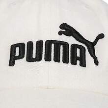 Puma Unisex Kids Outdoor Sports Casual Big Logo Baseball Cap, Sun Hat 021688-03 - White - View 7