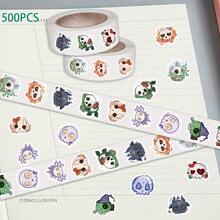 SCXXBSW 500 Sheets/Roll Halloween Fun And Exquisite Roll Stickers DIY Decoration Guitar Notebook Skateboard Stickers - Multicolor - View 7