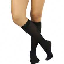 1/2/3 Paia di calze a mezza gamba in velluto di colore unito, sottili e aderenti, calze compressive snellenti, calze decorative, calze lunghe da sport all'aperto, stile JK Lolita, adatte per primavera, estate, autunno e uso quotidiano