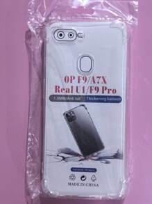 Transparent Four-Corner Anti-Fall Protective Case, Applicable For OPPO/OnePlus Series Smartphones, Transparent Four-Corner Anti-Fall Phone Case, Phone Case, Phone Protective Cover, Phone Shell, Phone Cover, Anti-Drop Phone Case, Transparent Phone Case, Minimalist Phone Case, Solid Color Phone Case, Transparent Phone Case, TPU Anti-Fall Phone Case (Military-Grade Anti-Drop)