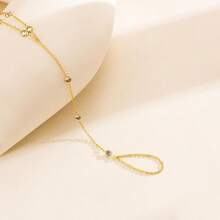 Women's Gold Bracelet, 14K Delicate Gold Plated Stackable Bracelet, Waterproof Bracelet Set, Small Heart Paperclip Box Chain Adjustable Bracelet, Simple And Cute Jewelry - HC GD1 - Xem 3