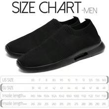 Mens Slip On Shoes Tennis Sports Sneakers Lightweight Casual Dress Summer Beach Slippers-2025 - 黑色 - 查看 4