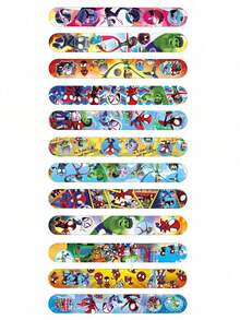 12 chiếc vòng tay phát sáng chủ đề siêu anh hùng, vòng tay  màu xanh lá cây, quà tặng tiệc tùng. - Nhiều màu - Xem 7