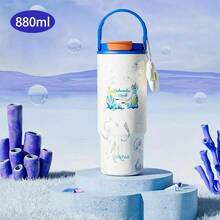 venture way Large Capacity Giant With Ceramic Inner Liner Straw Tons Of Double Water Cups Highly Attractively Internet Celebrity Ice Cups