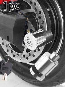 1 pieza Candado de disco de freno para bicicleta, candado antirrobo para bicicleta de montaña, candado de disco de freno para motocicleta/bicicleta eléctrica, equipo de ciclismo - Multicolor - Ver 1