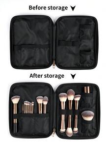 MAANGE 20pcs Professional Soft Aluminum Tube Makeup Brush Set Withtorage Bag,Soft Foundation Brush, Eyeshadow Brush, Eyebrow Brush, Blending Brush,Highlight Brush, Makeup Brush For Powder Liquid Cream,For Daily Use And Travel,Makeup Accessories Gifts For Friends ﻿ ﻿ ﻿ ﻿ - 20支化妝刷+收納包 咖色 - 查看 9