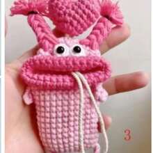 1 buc Depozitare Chei Monstru Buze Groase-tip Tragere, Geantă Chei Țesută Manual, Husă Chei Mașină Distractiv, Breloc Menajeră-tip Tragere, Geantă Chei Unisex Breloc Țesut Manual cu Buze Groase, Husă Chei Mașină Gură de Cârnat Inedită, Husă Chei Mașină Gură de Cârnat Țesută Manual cu Pandantiv Chei Monstru Gură Mare Amuzant, Cadou de Ziua Îndrăgostiților.