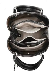 Geantă de mână minimalistă cu dungi, geantă tote la modă cu capacitate mare, geantă de umăr, geantă crossbody, pentru călătorii, cumpărături, geantă de mână elegantă nouă pentru femei cu pandantiv, geantă de umăr/crossbody de lux versatilă, casual, de mare capacitate