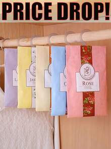 5 Stücke Hängende Duftsäckchen für Schränke und Schuhschränke, mit Geruchsbeseitigung, Feuchtigkeitsschutz und Insektenschutz Funktionen