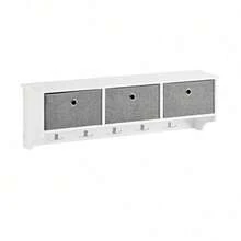 SoBuy Wall Coat Rack FRG282-W - 白色 - 查看 9