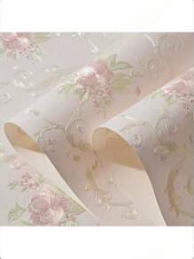 自粘墙纸欧式3D立体精压无纺布壁纸卧室客厅电视背景墙贴纸加厚壁纸