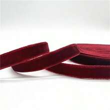 6mm 10mm 15mm 20mm 25mm 38mm DarkRed Velvet Ribbon Handmade Wedding Party Decoration Ribbon For Gift Wrapping DIY Hair Bows Sewing Crafts