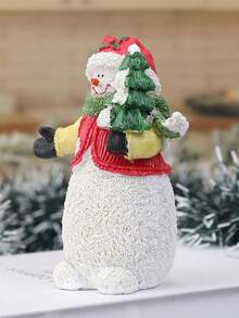 Unique Snowman Gnome Statue 1pc Snowman Christmas Decor Accessories Dwarf Couple Ornaments Snowman Gnome Autumn Decorations Festive Ornament For Home Decor, Winter Wonderland Display, Perfect Gift Birthday Gifts Graduation Christmas Decorations Room Decor