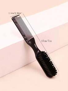 1pc Unisex Hair Styling Comb/Brush For Men's Oil Head & Beard, Suitable For Daily Use ,Hair Styling Tools Hair Accessories Beauty Home Bedroom Decor - Black - View 6