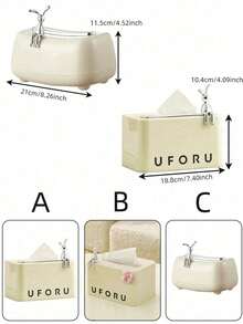 1pc Paper Towel Holder Box, High-End Home Kitchen Bathroom Tissue Box, Multifunctional Spring-Loaded Tissue Box For Living Room Coffee Table