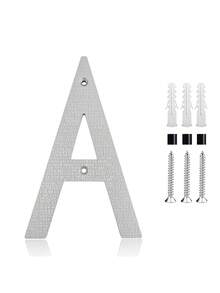 5/8 Inch 3D Floating House Numbers And Letters, ABS Modern House Number,Garden Door Mailbox Decor Numbers With Nail Kit, Modern Address House Numbers, Applicable To Apartments Houses Streets Outdoor Signs Home Decor Christmas Decoration - Textured Silver - View 15