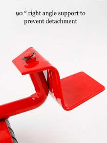 重型家具升降机和搬运工具套件，带 360° 旋转轮 - 5 件套防刮地板滑块，适用于木地板/瓷砖/地毯 | 专业级沙发/梳妆台/冰箱搬运系统 | 公寓搬家必需品、宿舍布置和家居装修工具 | 符合人体工程学的杠杆升降机，非常适合单人搬家、老年人和家居装修（黄色/红色）