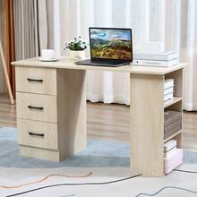 Desk And Drawer Storage - Beige - View 7