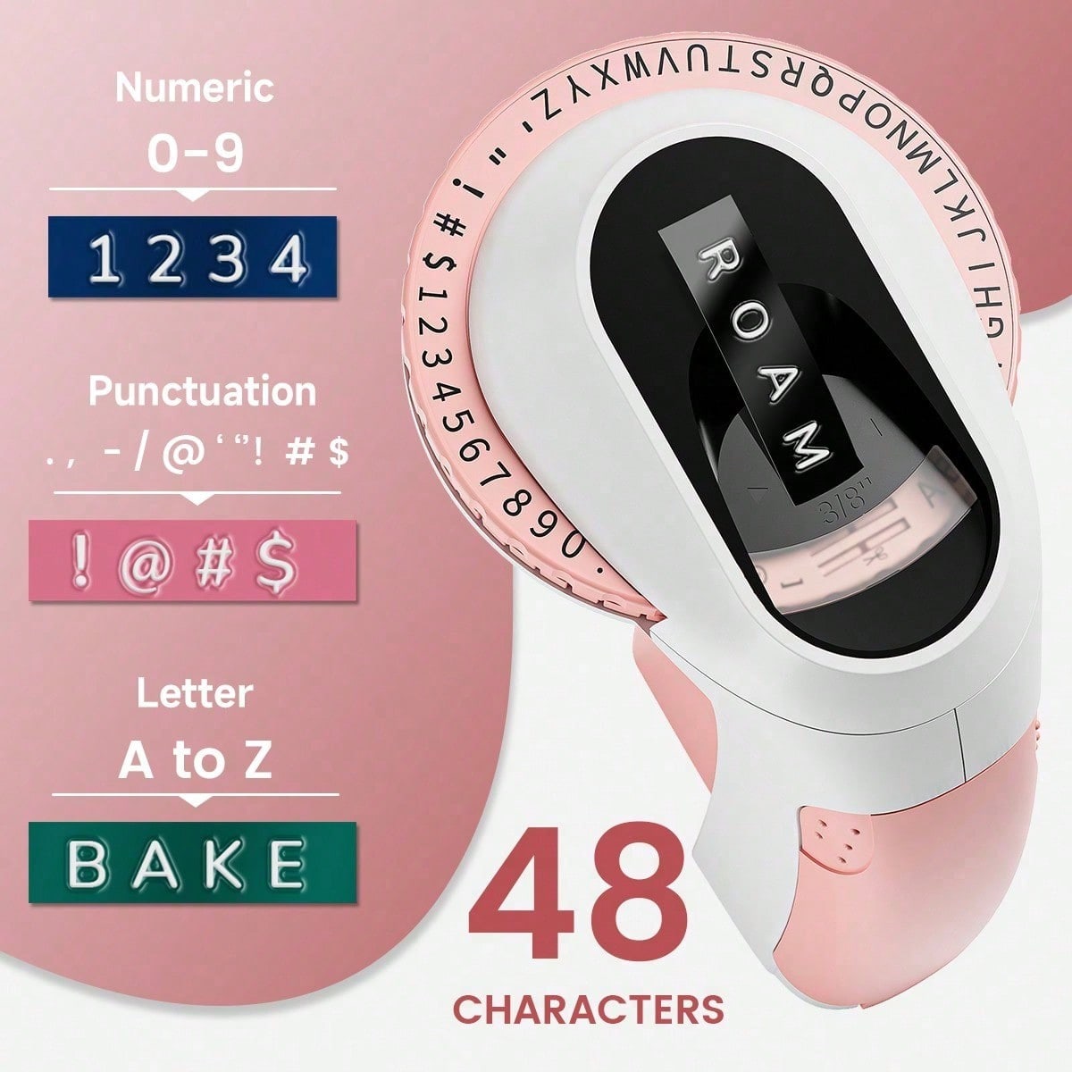 Phomemo E975 Embossed Label Maker, Vintage Embossed Portable Label Printer, Mini Embossed Label Maker (Includes 3 Rolls/6 Rolls Label Tapes), Suitable For Home, Office, Crafts And DIY, Gift Labels, 3D Label Maker (Clear And Readable Text), Mini Portable Label Maker (Label Tapes Have Waterproof, Wear-Resistant, Heat-Resistant, Oil-Resistant And Fade-Resistant Properties), Christmas Gift, Halloween Gift