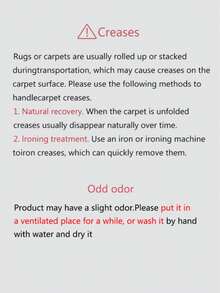 1pc, Faux Wool-Like Material 2D Dog Print Doormat & Rug, Machine Washable Easy Care, Suitable For Entryway, Study, Kitchen, Bathroom, Adds Cute Vibe To Your Space - Grey - View 7