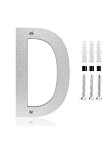 5/8 Inch 3D Floating House Numbers And Letters, ABS Modern House Number,Garden Door Mailbox Decor Numbers With Nail Kit, Modern Address House Numbers, Applicable To Apartments Houses Streets Outdoor Signs Home Decor Christmas Decoration - Textured Silver - View 32