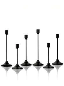 Zestaw 12/3 szt. w stylu europejskim, romantyczny metalowy świecznik, polerowany świecznik na stół, odpowiedni do świec filarowych i stożkowych, wystrój pokoju, wystrój domu, wielofunkcyjna dekoracja stołu na festiwale - idealna na Boże Narodzenie, Halloween, wesele, bankiet, imprezę, dekorację domu i hotelu (świece nie są dołączone)